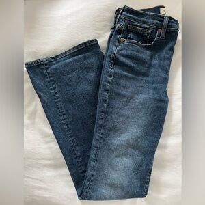 Madewell Skinny Flare Jeans in Alvord Wash, Size 26